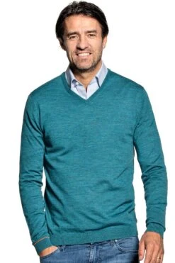 Joe V-Neck Petrol Bay