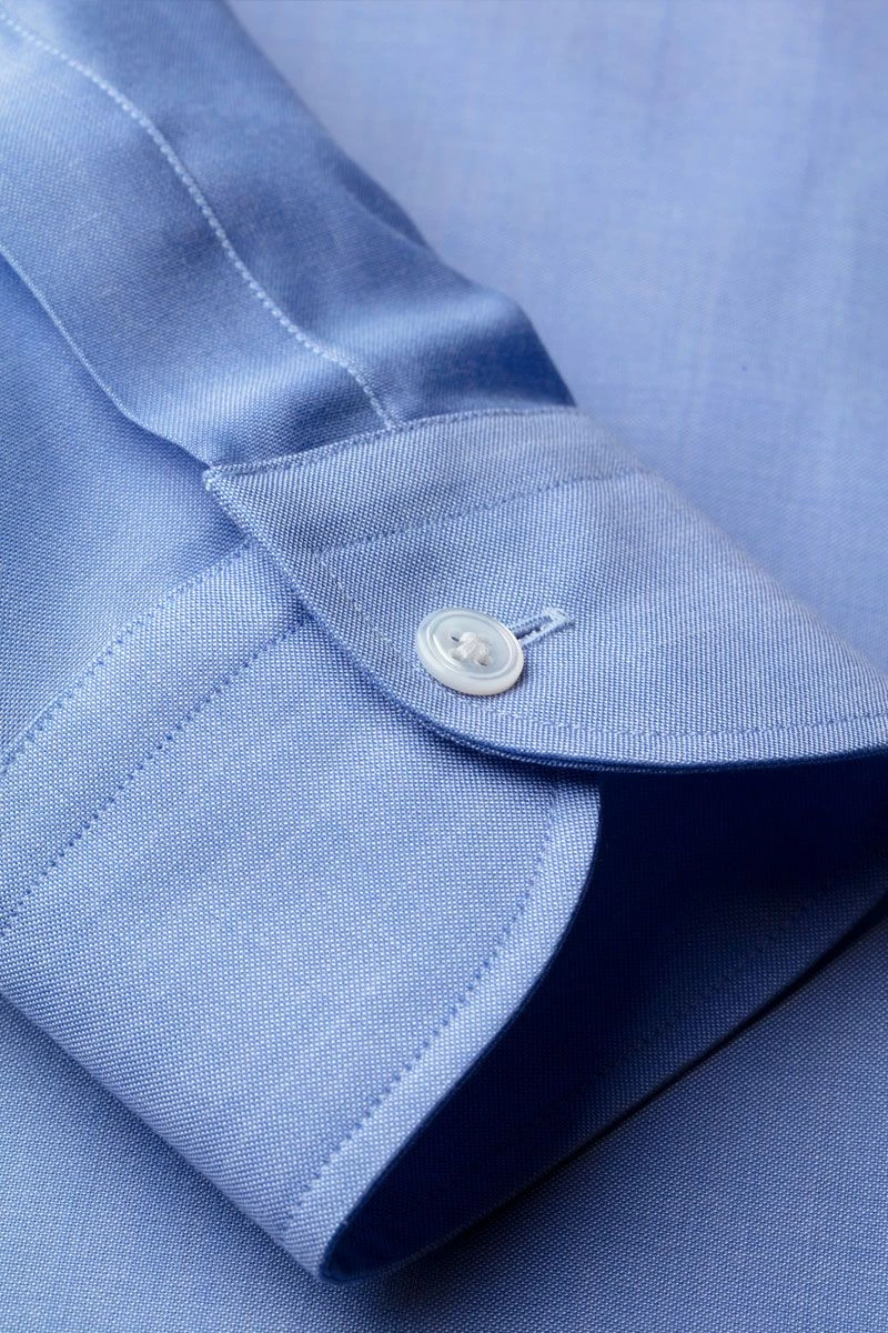 Joe Woven Shirt Chambray Light Blue 6 Joe Woven Shirt Chambray Light Blue - Afbeelding 6