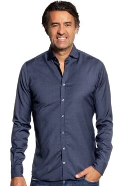 Joe Woven Shirt Denim Blue