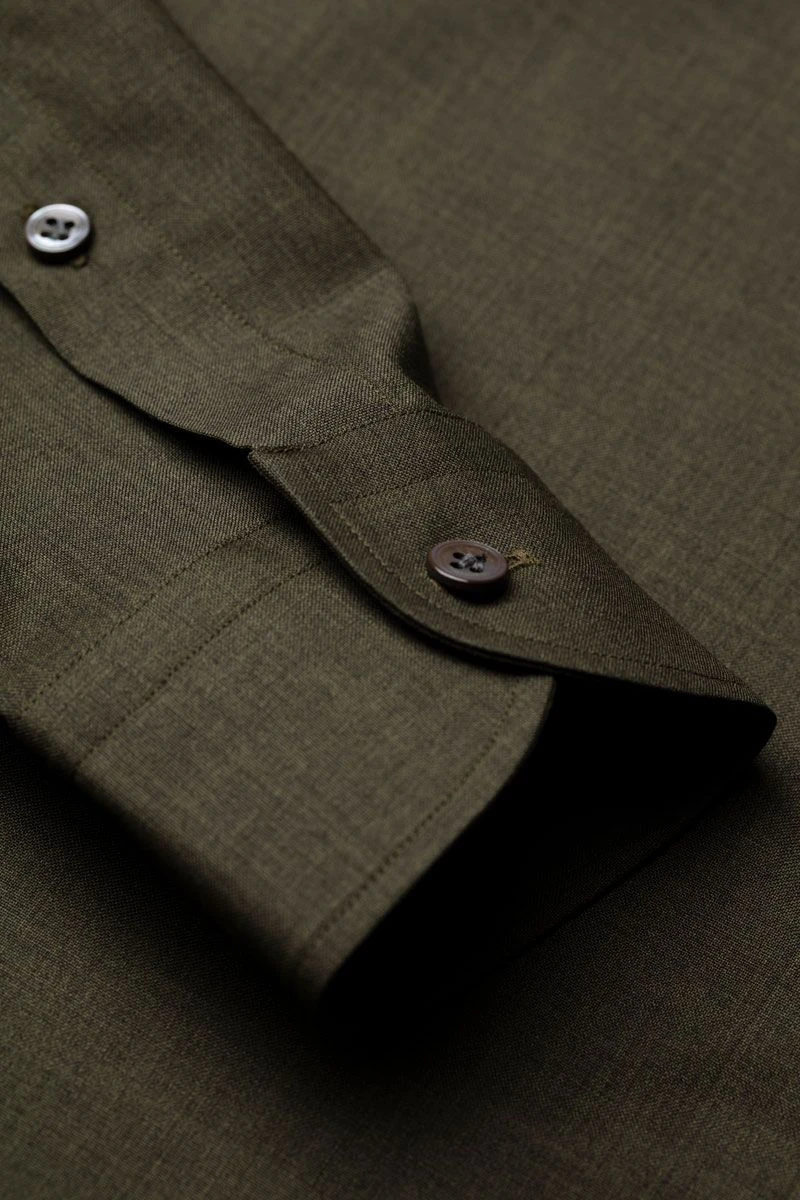 Joe Woven Shirt Army Classic 6 Joe Woven Shirt Army Classic - Afbeelding 6