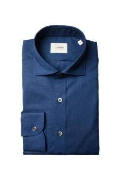 Joe Woven Shirt Indigo Blue -Kleding Winkel joe wovenshirt indigoblue pakketje