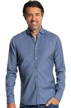 Joe Woven Shirt Light Denim Blue