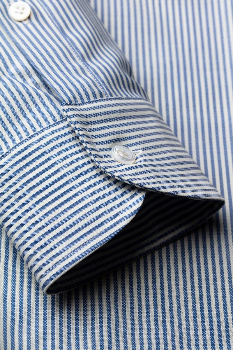 Joe Woven Shirt Stripe Jeans Blue 6 Joe Woven Shirt Stripe Jeans Blue - Afbeelding 6