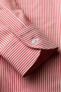 Joe Woven Shirt Stripe Red -Kleding Winkel joe wovenshirt stripe red arm