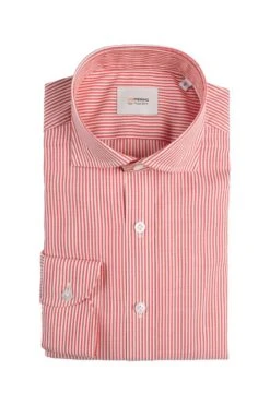 Joe Woven Shirt Stripe Red -Kleding Winkel joe wovenshirt stripe red pakketje