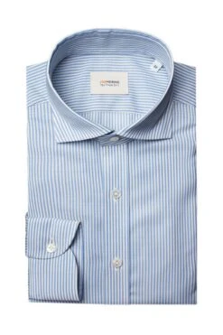 Joe Woven Shirt Stripe Light Blue -Kleding Winkel joe wovenshirt stripelightblue product