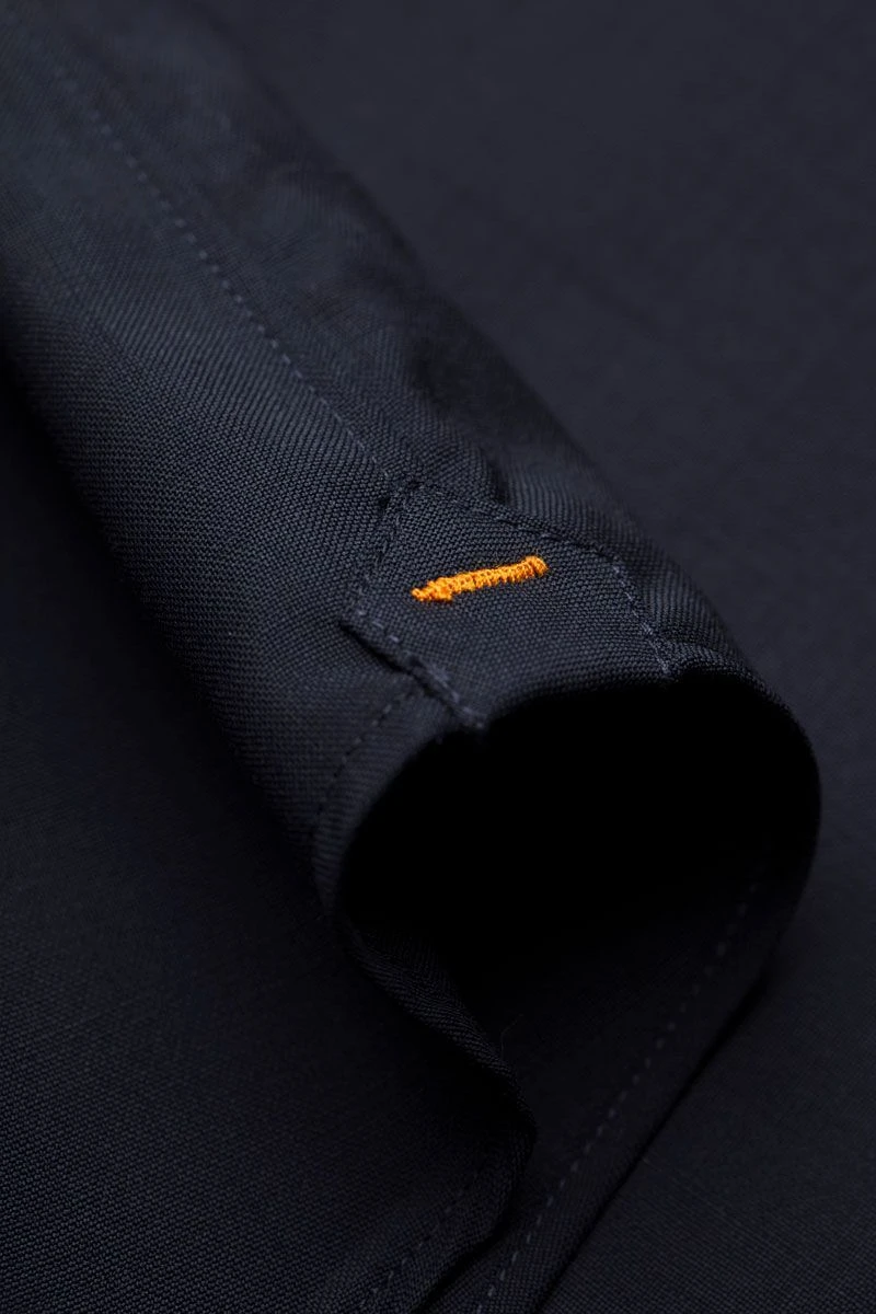 Joe Woven Shirt Extra Long Very Dark Navy 7 Joe Woven Shirt Extra Long Very Dark Navy - Afbeelding 7