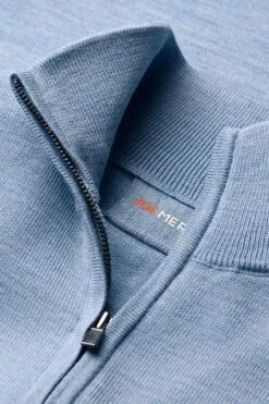 Joe Zip Glacier Blue -Kleding Winkel joe zip glacier blue hals web