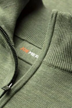 Joe Zip Agave Green -Kleding Winkel joe zip agavegreen detail