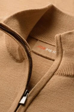 Joe Zip French Cognac 7 Joe Zip French Cognac -Kleding Winkel joe zip fc detail hals 1