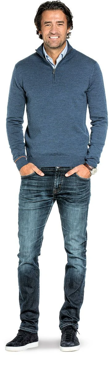 Joe Zip Jeans Blue 2 Joe Zip Jeans Blue - Afbeelding 2