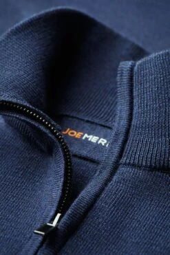 Joe Zip Summernight Navy -Kleding Winkel joe zip summernigiht navy hals web