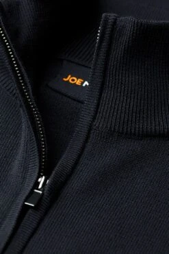 Joe Zip Very Dark Navy 6 Joe Zip Very Dark Navy -Kleding Winkel joe zip verydarknavy detail kraag