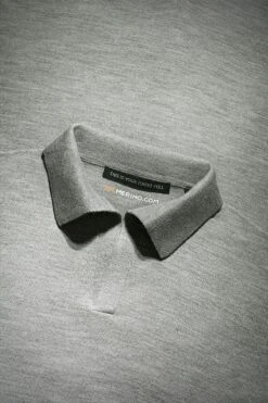 Joe Riva Long Sleeve Mid Grey -Kleding Winkel joerivals midgrey detail