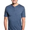 Shirt Henley Short Sleeve Coastal Blue