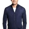 Joe Riva Cardigan Zip Navy Blue