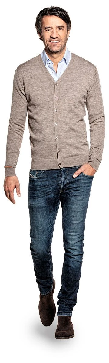 Joe Vest Undyed Natural 2 Joe Vest Undyed Natural - Afbeelding 2