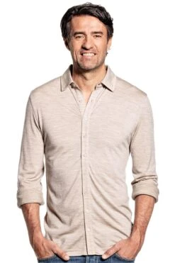 Joe Shirt Button Up Desert Beige