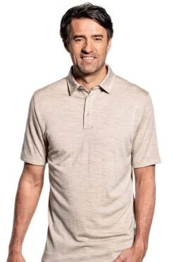 Joe Shirt Polo Short Sleeve Desert Beige