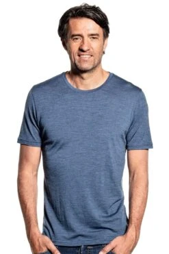 Joe Shirt Round Neck Jeans Blue