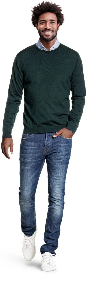 Classic Crew Very Dark Green 2 Classic Crew Very Dark Green - Afbeelding 2