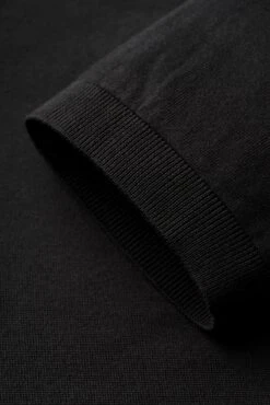 Joe Riva Crew Short Sleeve Deep Black -Kleding Winkel riva crew short deep black web