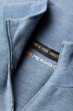 Joe Riva Cardigan Zip Ice Blue -Kleding Winkel riva zip iceblue 800x1200