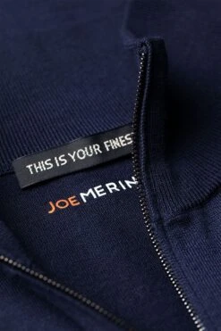 Joe Riva Cardigan Zip Navy Blue -Kleding Winkel riva zip navyblue 800x1200