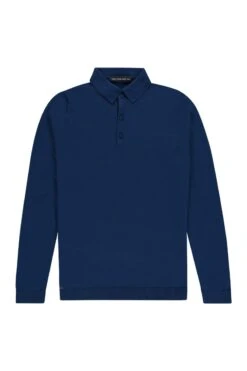 Joe Riva Buttons Long Sleeve Bright Navy -Kleding Winkel riva buttons long sleeve bright blue