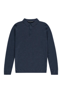 Riva Buttons Long Sleeve Summernight Navy -Kleding Winkel riva long sleeve buttons summernight navy