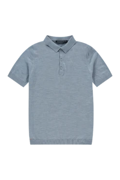 Riva Buttons Short Sleeve Hazy Blue -Kleding Winkel riva short sleeve buttons hazy blue