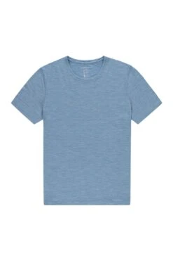 Joe Shirt Round Neck Glacier Blue -Kleding Winkel shirt o neck short sleeve glacier blue