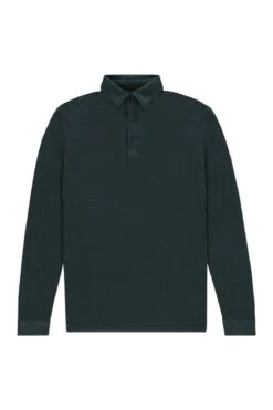 Shirt Polo Long Sleeve Dark Green -Kleding Winkel shirt polo long sleeve dark green