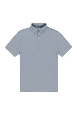 Shirt Polo Short Sleeve Early Sky -Kleding Winkel shirt polo short sleeve blue grey