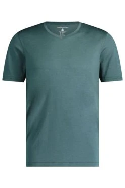 Shirt V-Neck Green Sage -Kleding Winkel shirt shortsleeve vneck