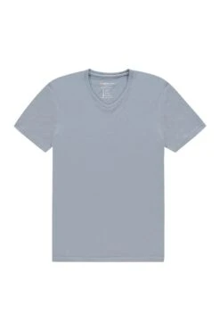 Joe Shirt V-neck Early Sky 8 Joe Shirt V-neck Early Sky -Kleding Winkel shirt v neck short sleeve blue grey