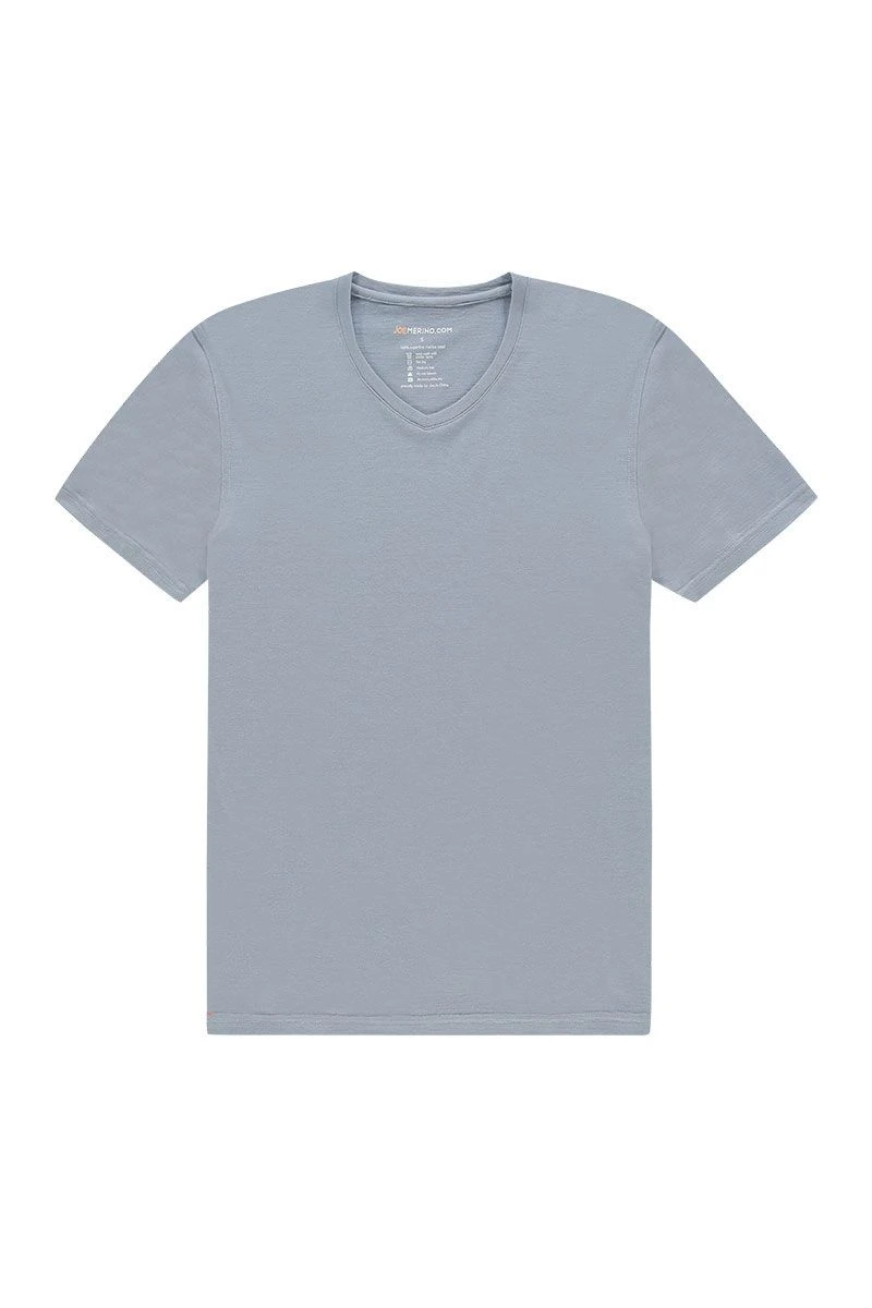 Joe Shirt V-neck Early Sky 3 Joe Shirt V-neck Early Sky - Afbeelding 3