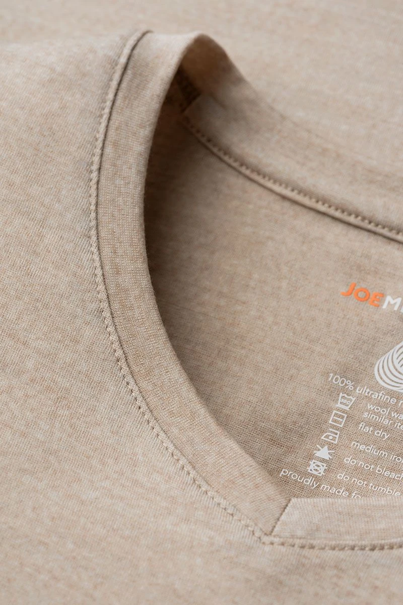 Joe Shirt V-neck Sparkling Champagne 4 Joe Shirt V-neck Sparkling Champagne - Afbeelding 4