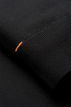 Riva Buttons Short Sleeve Deep Black -Kleding Winkel stof riva deepblack2