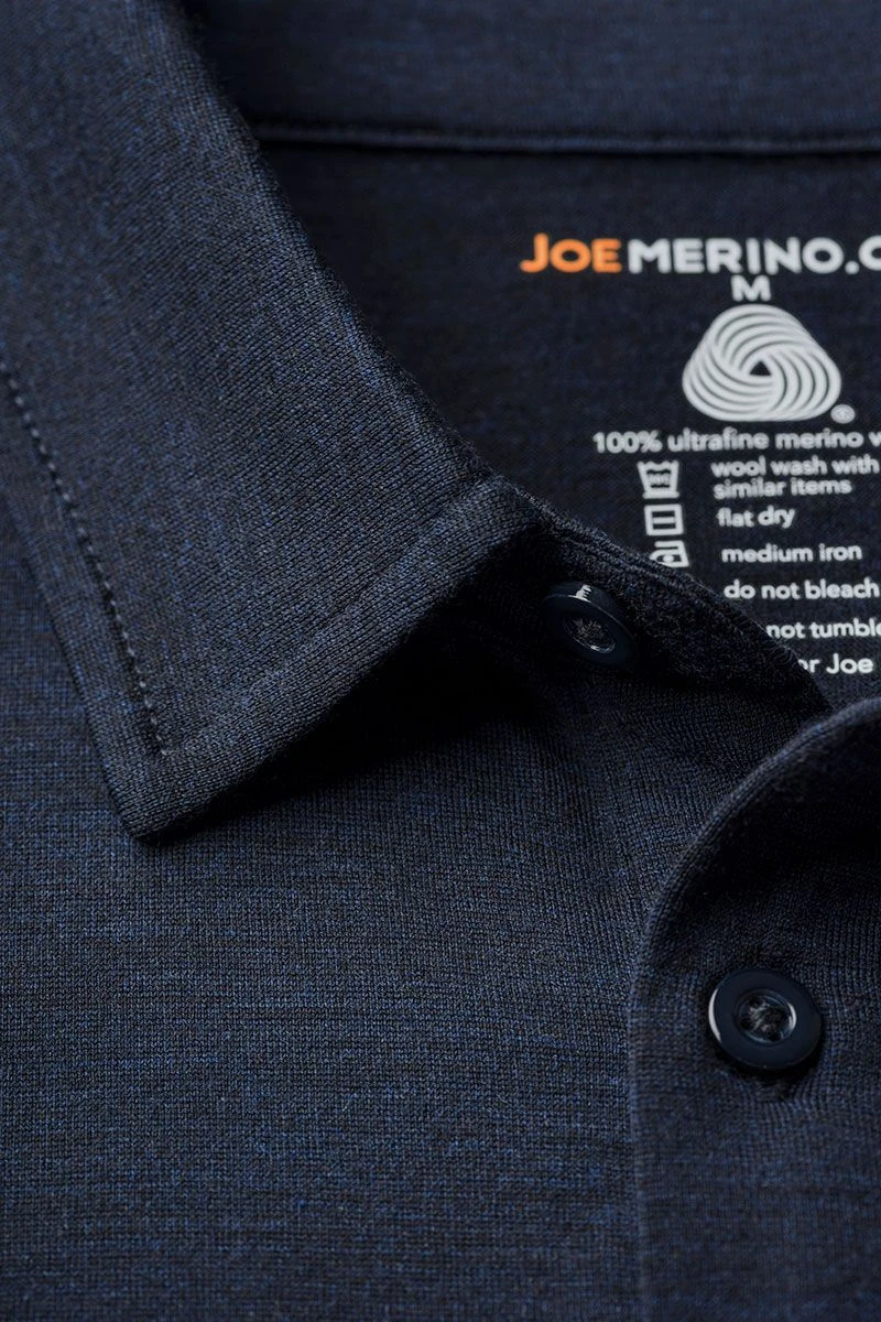 Shirt Polo Long Sleeve True Navy 4 Shirt Polo Long Sleeve True Navy - Afbeelding 4