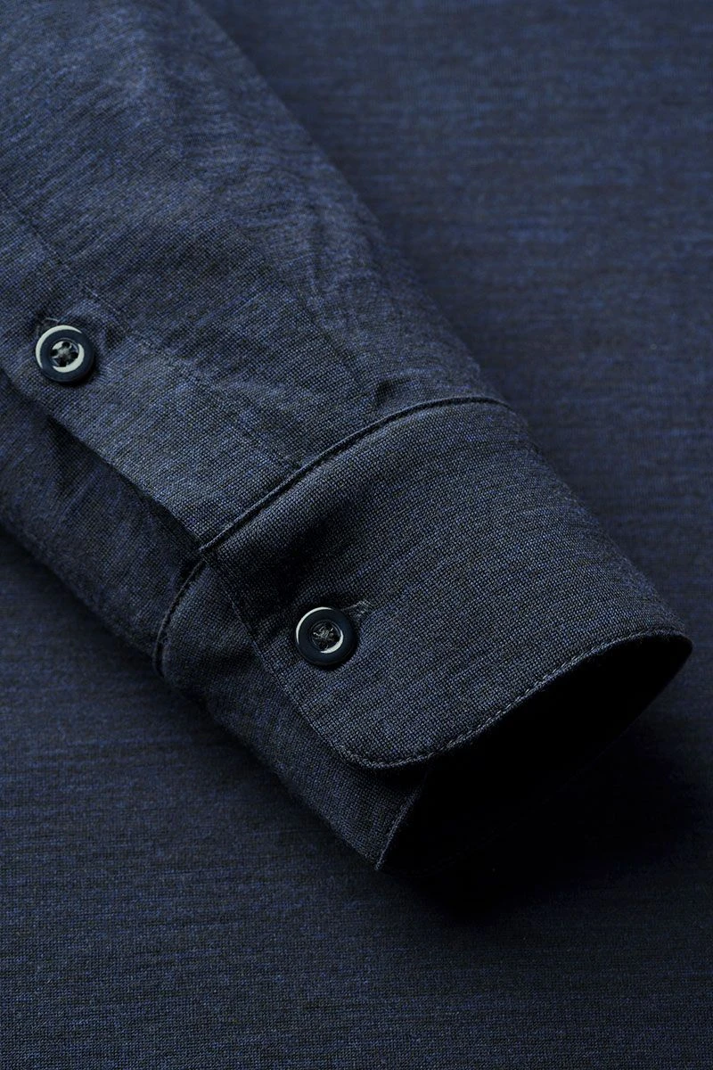 Shirt Polo Long Sleeve True Navy 5 Shirt Polo Long Sleeve True Navy - Afbeelding 5