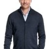 Joe Cardigan 2-Way Zip Blue Whale