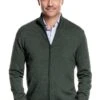 Joe Cardigan 2-Way Zip British Green