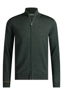 Joe Cardigan 2-Way Zip British Green -Kleding Winkel twowayzip britishgreen exposar