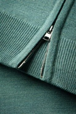 Joe Cardigan 2-Way Zip Cloud Forest -Kleding Winkel twowayzip cloudforeset detail rits