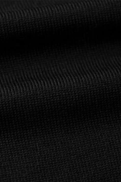 Joe Cardigan 2-Way Zip Deep Black 11 Joe Cardigan 2-Way Zip Deep Black -Kleding Winkel twowayzip deepblack detail stof