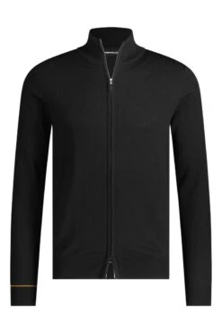 Joe Cardigan 2-Way Zip Deep Black 8 Joe Cardigan 2-Way Zip Deep Black -Kleding Winkel twowayzip deepblack exposar