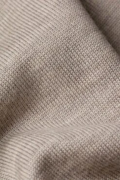 Joe Cardigan 2-Way Zip Desert Beige -Kleding Winkel twowayzip desertbeige detail stof