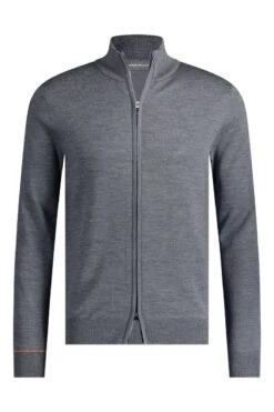 Joe Cardigan 2-Way Zip Harvard Grey -Kleding Winkel twowayzip harvardgrey exposar