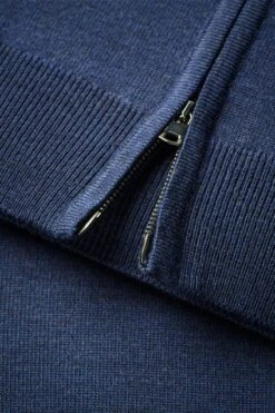 Joe Cardigan 2-Way Zip Summernight Navy -Kleding Winkel twowayzip summernightnavy detail rits